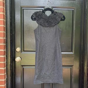 Banana Republic BR Monogram Sheath Dress Gray